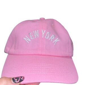Pink New York Cap